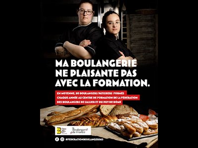 affiche ma boulangère ne plaisante pas avec la formation